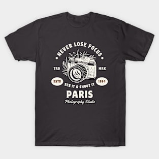 Photographer photography Paris T-Shirt